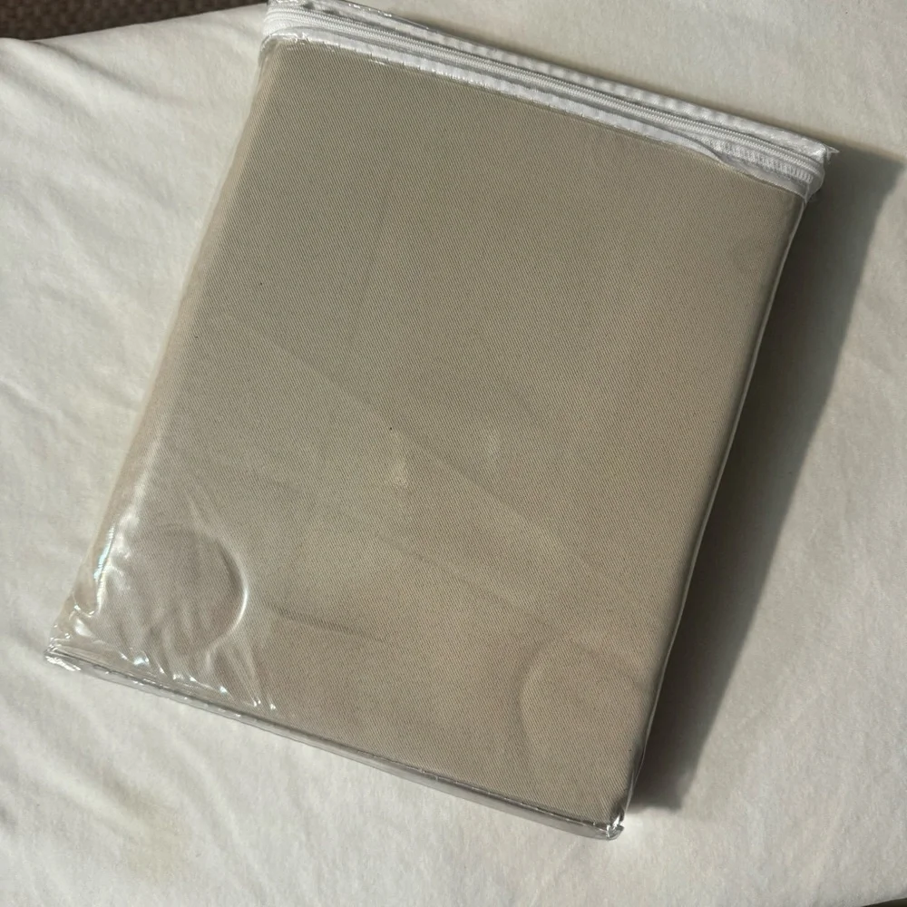 Lana Ivory blackout panel with grommets extra wide window panel